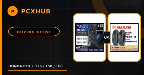 ล้อแม็ก PCX เลือกขนาดผิดพัง — ทุกรุ่น 125 150 160