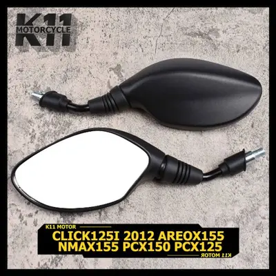 กระจกหลัง PCX125 สีดำ เดิม คู่
